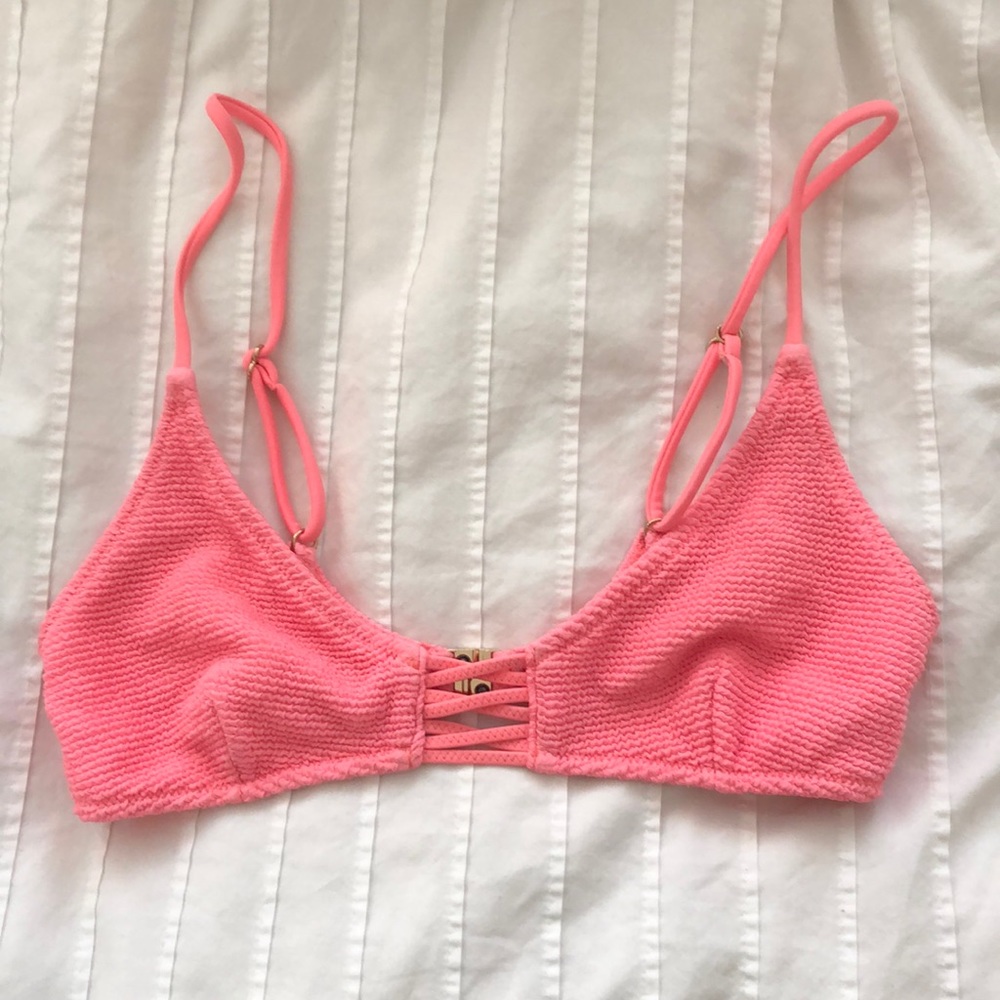 TOP SHOP PINK BIKINI TOP